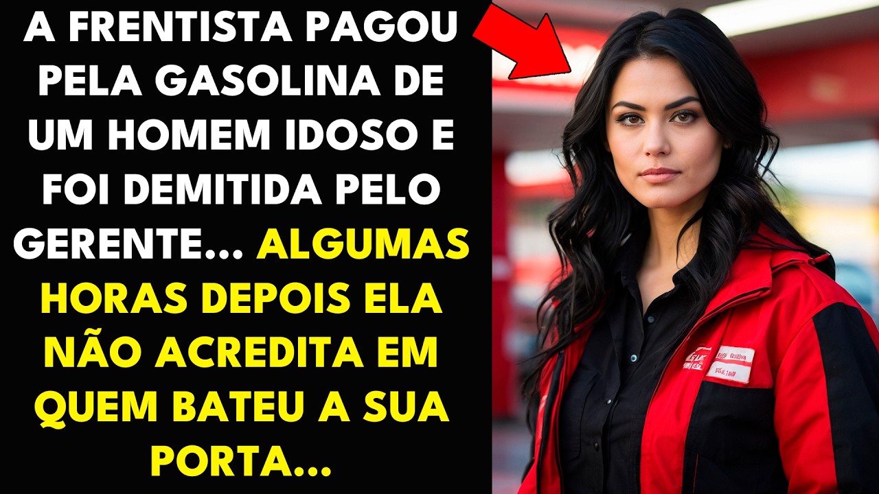 A FRENTISTA PAGOU PELA GASOLINA DE UM HOMEM IDOSO E FOI DEMITIDA PELO GERENTE... HORAS DEPOIS...