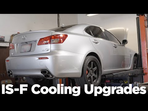 Our Lexus IS-F Gets a Koyo Radiator and B&M Transmission Cooler!