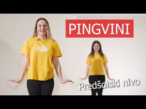 PLESNO MESTO ONLINE - Pingvini (predšolski nivo)