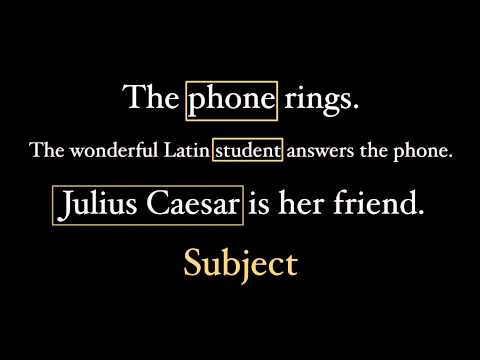 Basic English Grammar For Learning Latin Part II