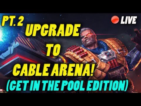 Eevee'sCliché's Cable Arena Part 2 "Get Wet BOYS!"  [Marvel Contest of Champions Livestreams]