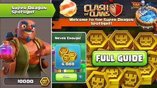 How to Get More Dragon Medals FAST in Super Dragon Spotlight Event - Clash of Clans
