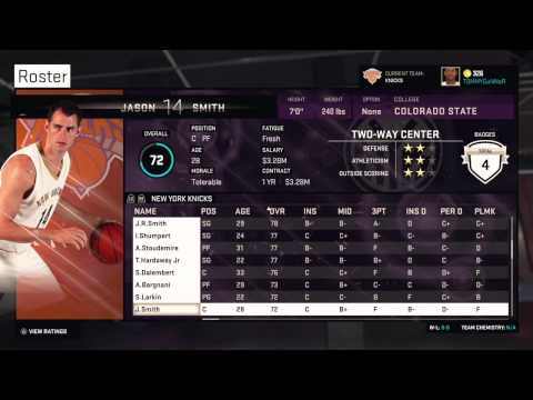 NBA 2K15 MyLeague Series Rebuilding The Knicks EP 1