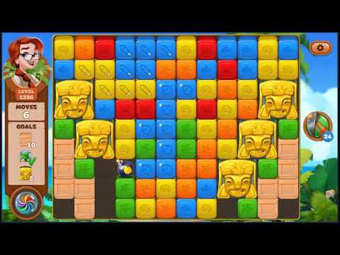 Lost Island Blast Adventure Level 1386 - NO BOOSTERS 🏝️ | SKILLGAMING ✔️