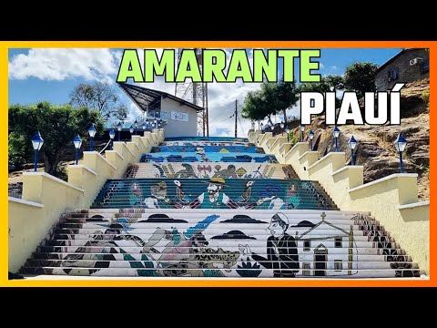 VEJA como ficou a ESCADARIA e Novo MIRANTE de Amarante Piauí