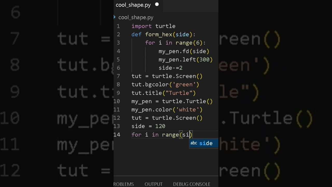 #new Python pattern program to print amazing pattern using turtle module for beginners #programming