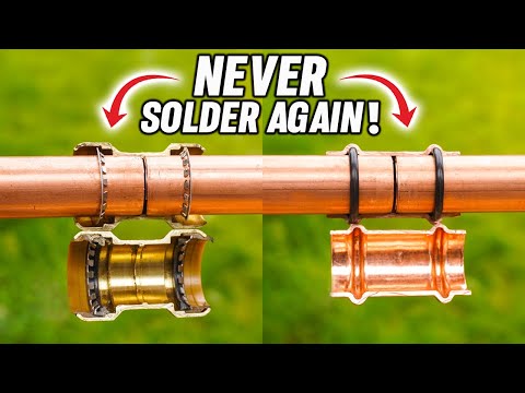 How To NEVER SOLDER PIPE EVER AGAIN! DIY Plumbing The PROS Use!