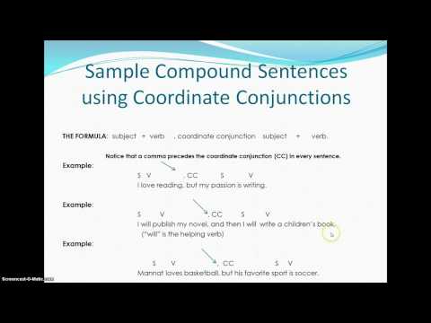 An Introduction to Coordinate Conjunctions