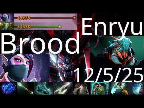 Enryu Broodmother vs TA, Weaver, Tidehunter - IG vs OB.Neon Asian Showdown dota2