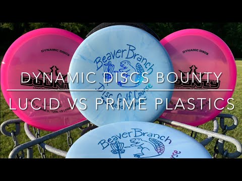 Dynamic Discs Bounty Plastic Comparison Review: Lucid versus Prime