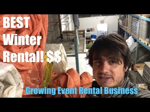 My Secret Winter Money Making Item - Growing My Event Rental Business