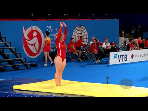 OERSKOV Sara (DEN) W - 2019 Trampoline Worlds, Tokyo (JPN) - Qualification Tumbling R1