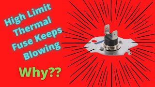 Dryer Thermal Fuse Keeps Blowing? Here's Why