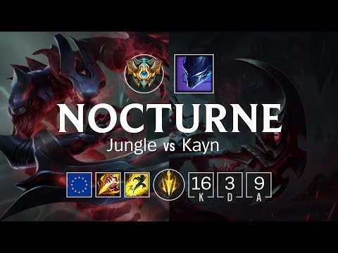 Nocturne Jungle vs Kayn - EUW Challenger Patch 8.9