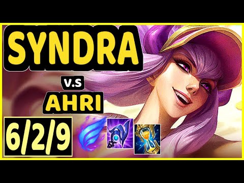 VOYBOY (SYNDRA) vs AHRI - 6/2/9 KDA MID GAMEPLAY - NA Ranked DIAMOND
