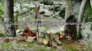 Verschiedene Outdoor-Sitzkissen im Langzeittest / Welches taugt was?