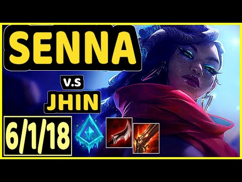 ATTILA (SENNA) vs JHIN - 6/1/18 KDA BOTTOM ADC CHALLENGER GAMEPLAY - EUW