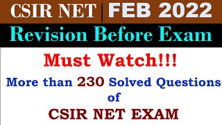 Download the video "#csirnet  #mathematics  #Feb2022  | Revision Before Exam More than 230 Solved Questions of CSIR NET"