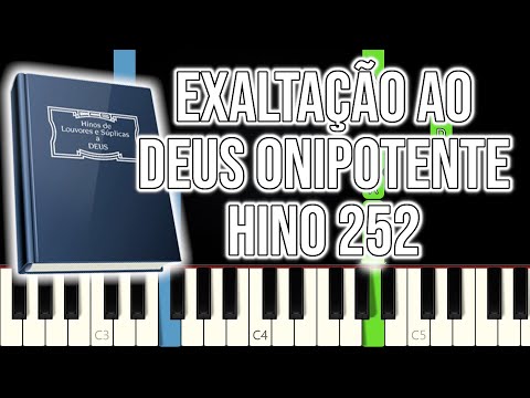 Hino CCB 252 - Exaltação Ao Deus Onipotente | VERSÃO FÁCIL | Piano e Teclado Tutorial