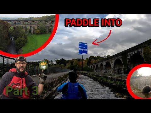 🛶🥃🌉🌍 Watch Us Escape "The Darkie" Tunnel, Head Over The Aqueduct And Paddle From Wales Into England!