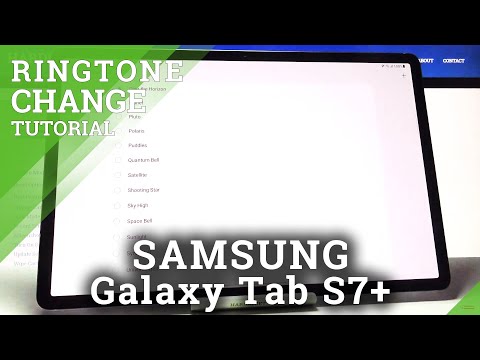 How to Change Ringtone in SAMSUNG Galaxy Tab S7+ - Personalize Sounds