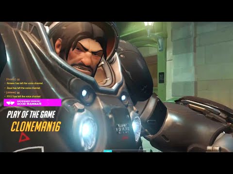 Cloneman16 Insane Reinhardt - POTG! [ Overwatch Season 26 Top 500 ]