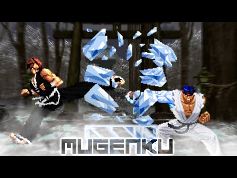 Cold Ice Ryu vs Shin Kim Kaphwan. Street Fighter Mugen Multiverse