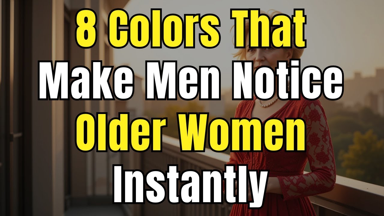 8 Colors That Make Men Notice Older Women Instantly | Wise advice