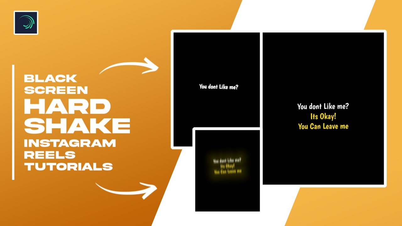 Black Screen Quote Reels Editing Tutorial | Instagram Trending Quote Reels | Alight Motion