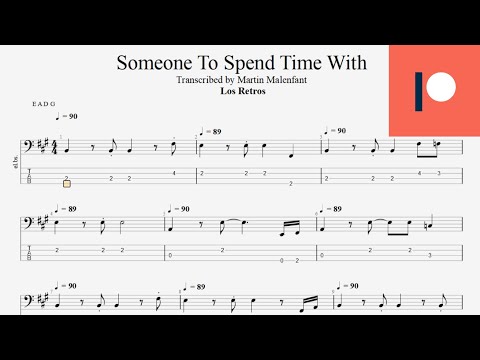 Los Retros - Someone To Spend Time With (bass tab)