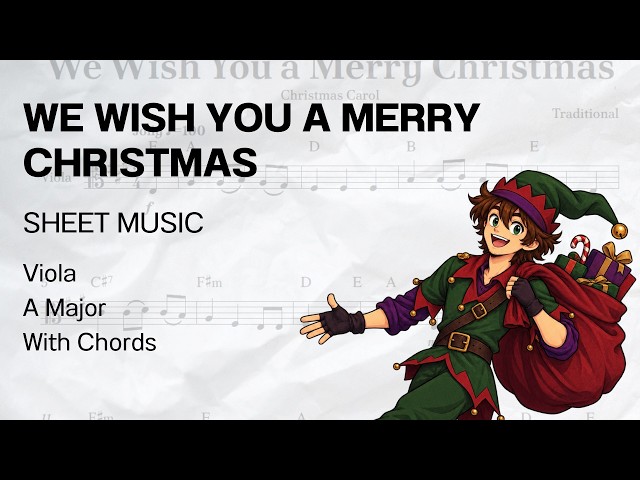 Vídeo relacionado con Christmas carols (viola) alto +cd: Instrumental Play-Along