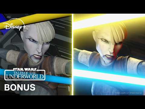 Star Wars: Tales of the Underworld en parallèle « Asajj VS l'Inquisiteur » BTS|Animatique VS Épisode