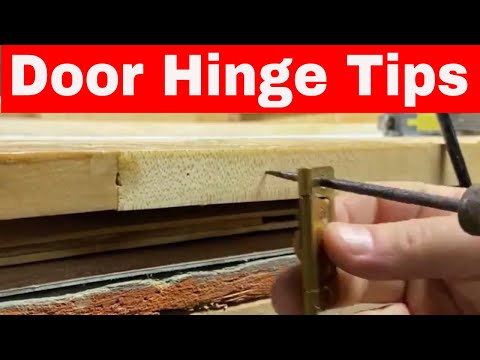 How to install a hinge on a cabinet door