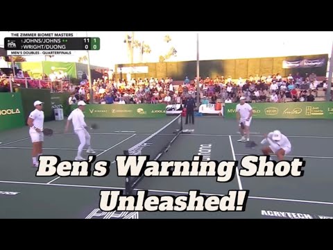 Warning Shot or Deliberate Head Shot? Goodness Gracious the Hardest Shot by World’s #1 Ben Johns