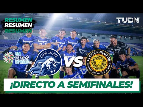 Currículo e gols | Celaya 1(4)-(0)0 Leones Negros | Liga de Expansão - CL2023 4tos | TUDN