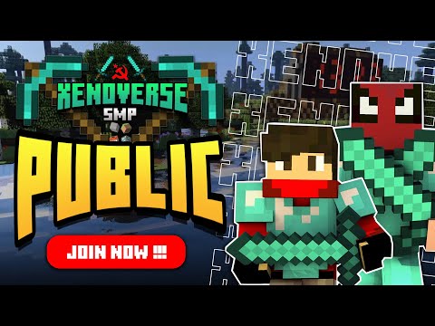 Minecraft India LIVE || Join our XENOVERSE PUBLIC SMP Now! #MinecraftMadness