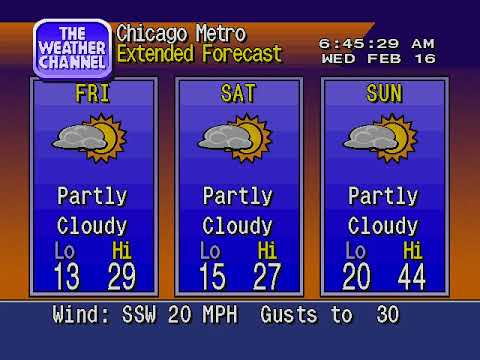 weatherstar 4000 simulator v4 - early taste of spring, 2-16-22