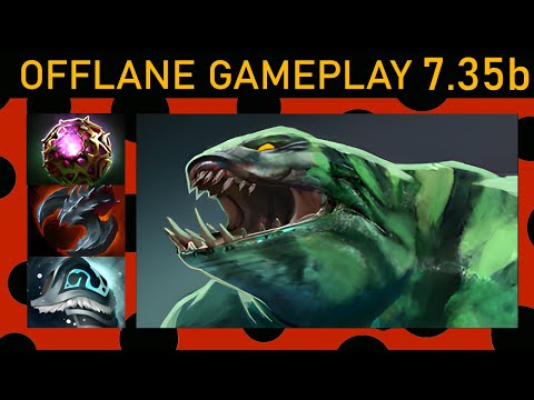 ✨Tidehunter 88% Kill participation! Offlane Gameplay 7.35b - Dota 2 Top MMR