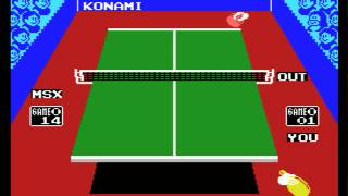 Classic Games Junkies - ""Konami's Ping Pong" (MSX)