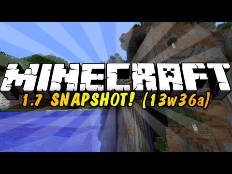 Exploring Minecraft 1.7 Snapshot - New Biomes & Blocks!