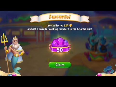 🏆Fishdom: Atlantis Cup - First Place🥇 - 18/08/2022