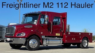 A preview image of the linked video showcasing 2022 Freightliner M2 112 - Hauler