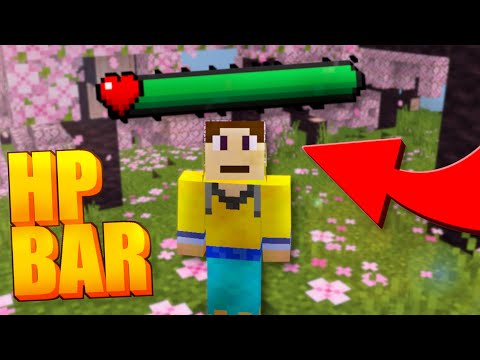 The BEST Simple Health Bar Indicator in MCPE 1.20! - Mob Health Indicator! (Minecraft Bedrock 1.20)