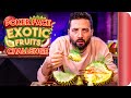 POKER FACE Exotic Fruits Roots Food Challenge Sorted Food