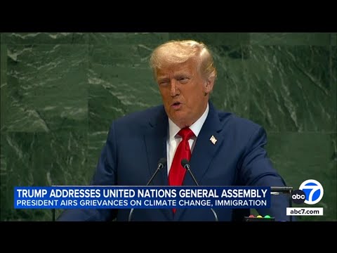 唐納德-特朗普總統在聯合國演講的關鍵時刻 (Key moments from President Donald Trump's UN speech)