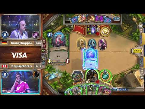 Bunnyhoppor vs Languagehacker《爐石戰記》HCT 世界總決賽 - Day 4