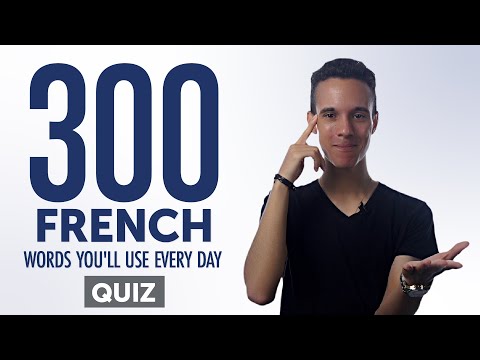 Quiz | 300 French Words You'll Use Every Day - Basic Vocabulary #70