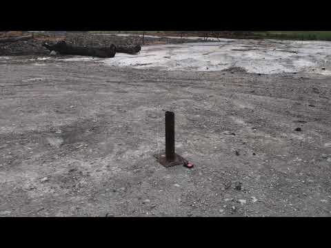 Firework test one fireball 1 gallon of gasoline in 35 g of black powder