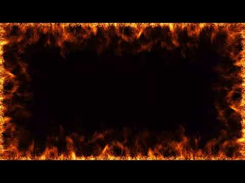 1 Hour of Fire - Screensaver loop - Frame of flames