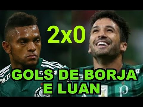 SÃO CAETANO 0X2 PALMEIRAS GOLS DE BORJA E LUAN